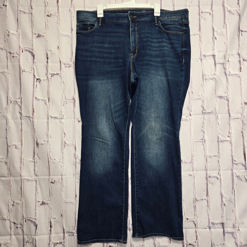 Old Navy Women's Boot Cut Jeans - Dark Blue